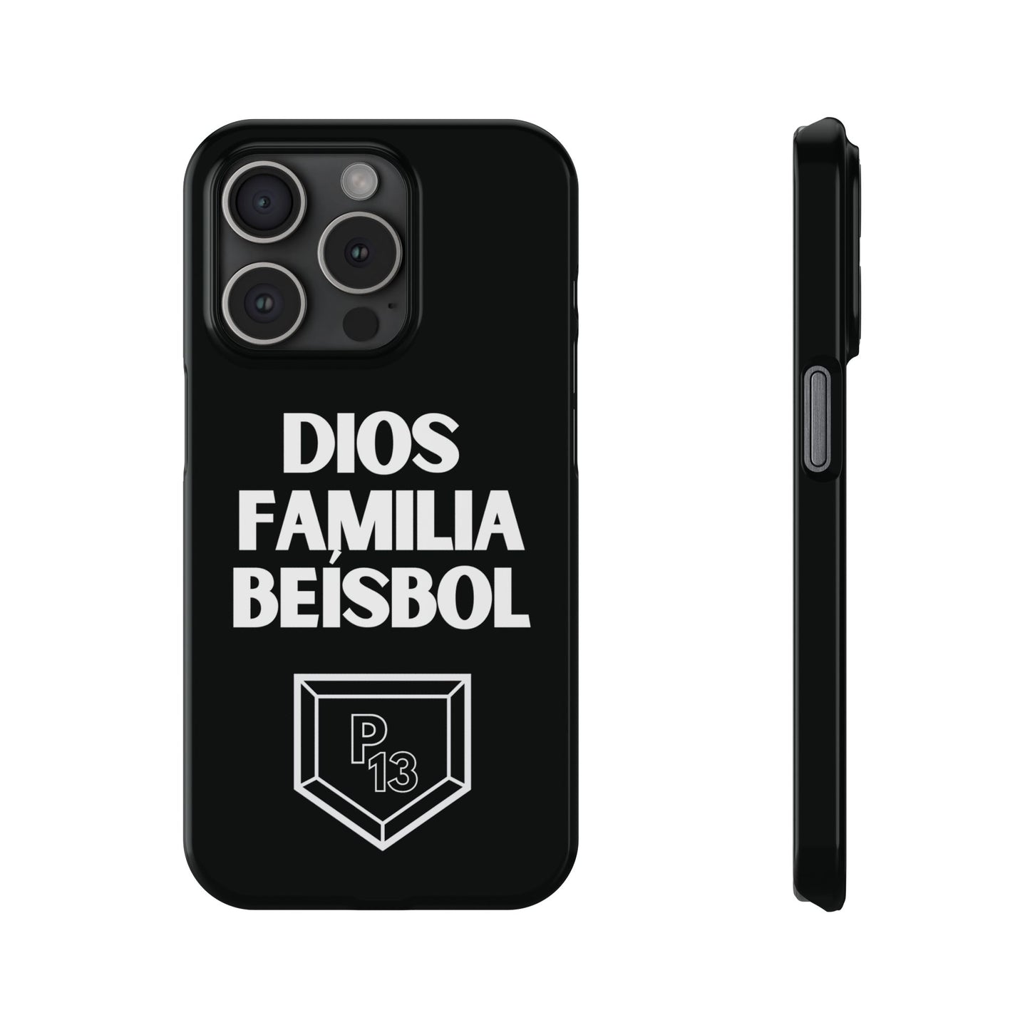 Dios Familia Beísbol IPhone Cases